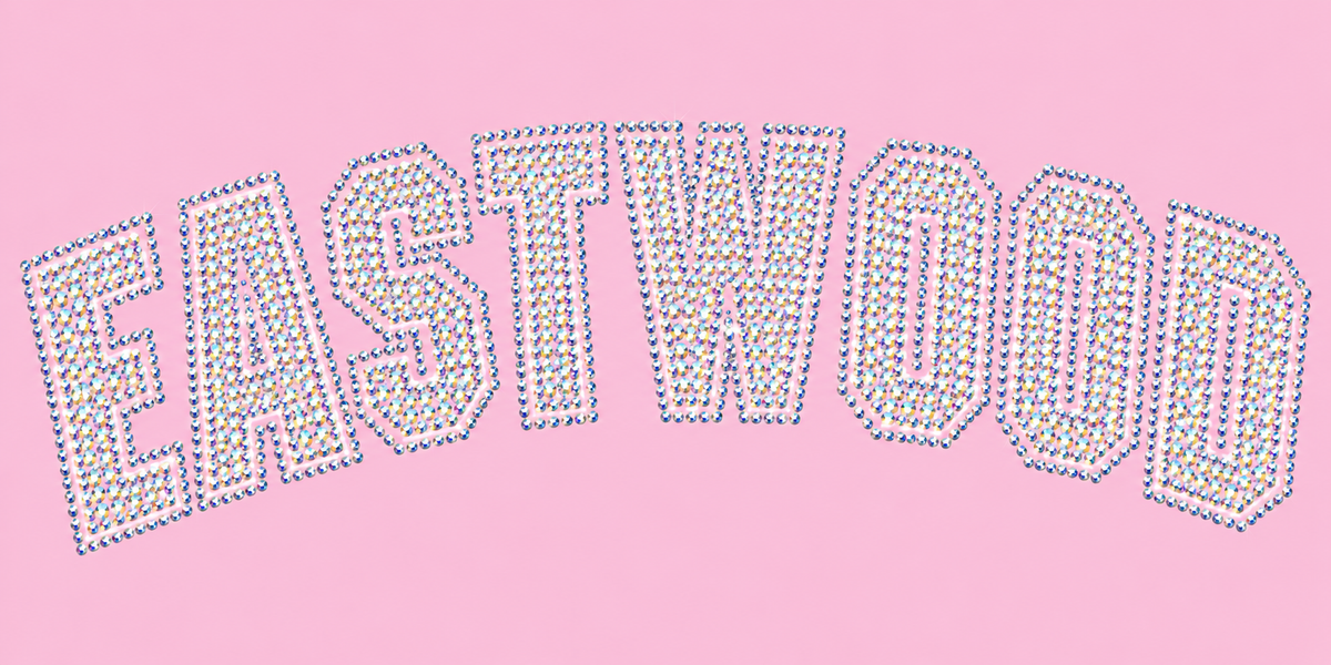 ADULT Rhinestone Eastwood Soft Feel Hoodie