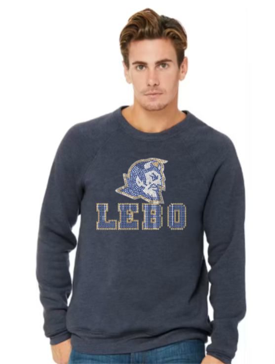 Lebo Rhinestone Bella Canvas Soft Feel Sweatshirt