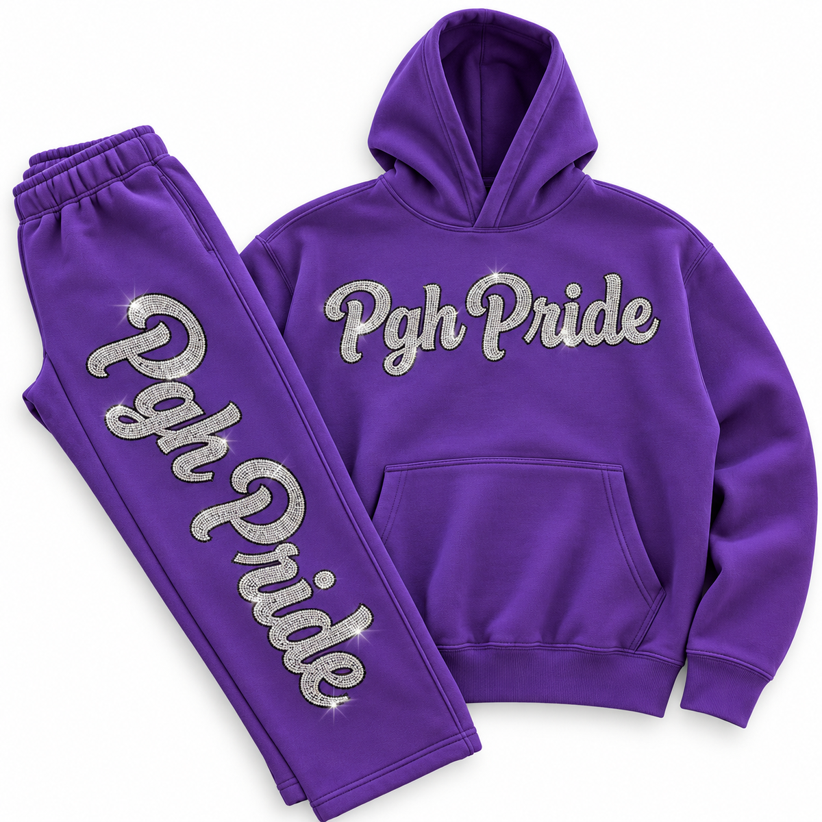YOUTH Purple Fleece Set