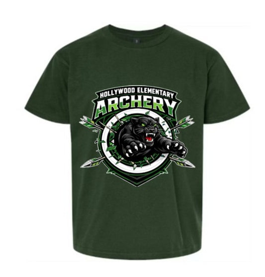 ADULT Short Sleeve Tee in Forest Green ( front design only)