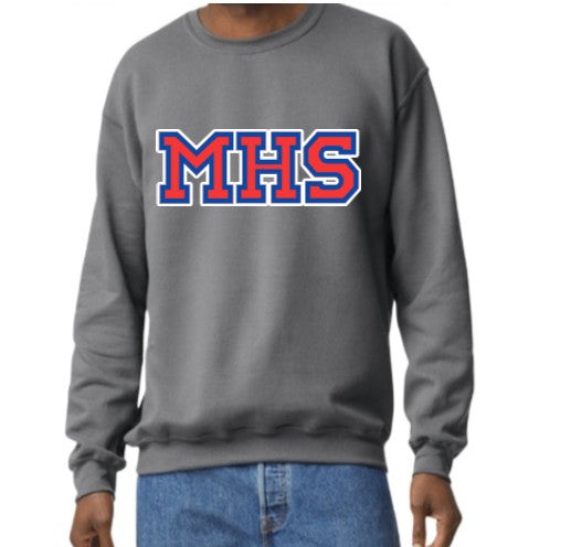 Adult Matte Heather Gray Crewneck