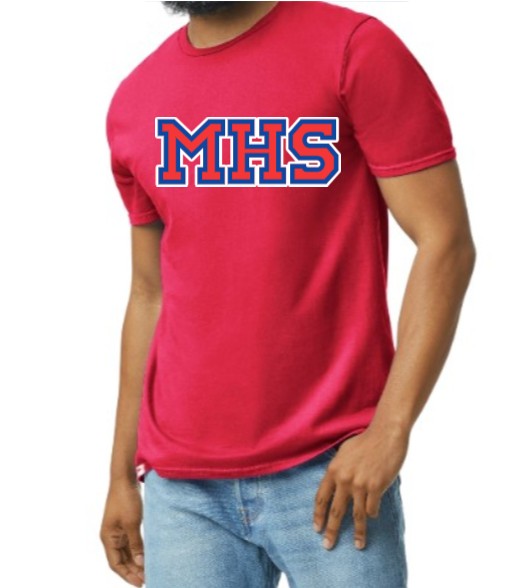 Unisex Matte Red Softstyle Tee