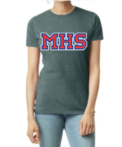 Women's Matte Heather Gray Softstyle Tee