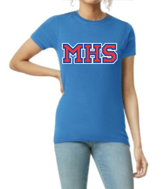 Women's Matte Royal Blue Softstyle Tee