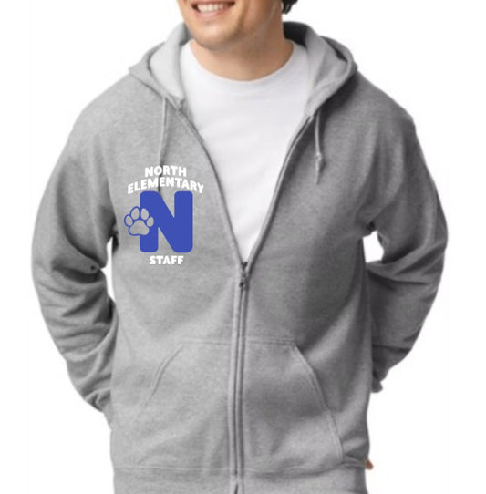 North Staff Zip Up Hoodie