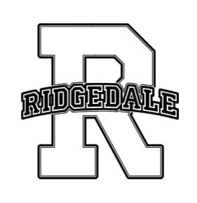 Sticker- Black & White Ridgedale R