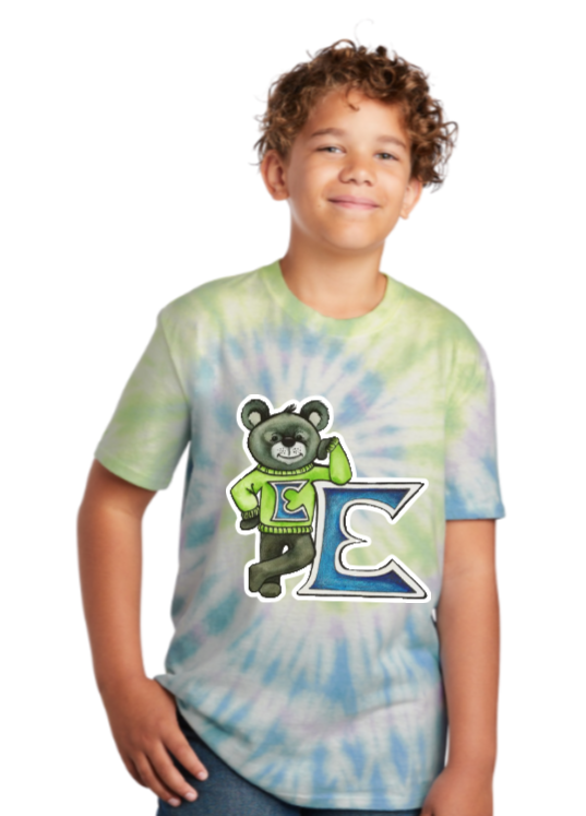 YOUTH Black Bear Tie Dye