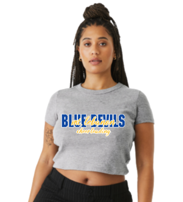 Mt. Lebanon Cheerleading Crop Tee