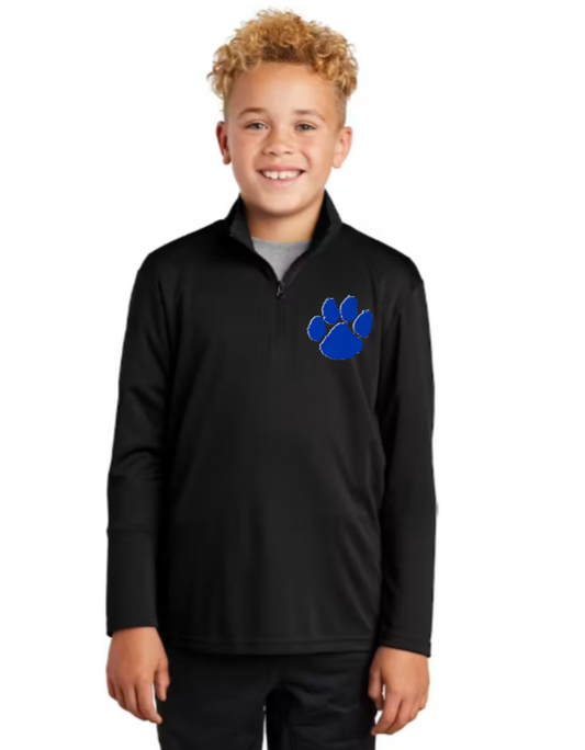 ADULT Pawprint SportTek Quarterzip