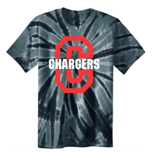 Adult Chargers Tie Dye
