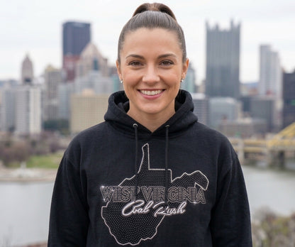 Rhinestone Bella Canvas Hooded Sweatshirt