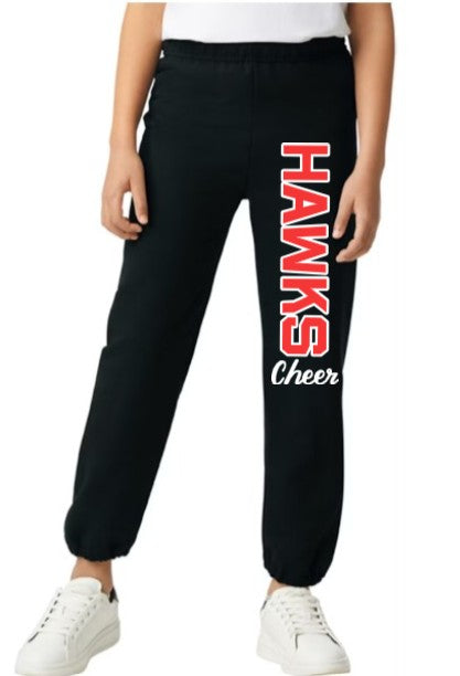 Adult Hawks Cheer sweatpants in matte