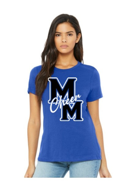 Adult Women's Cut Bella Canvas MM Cheer T-shirt