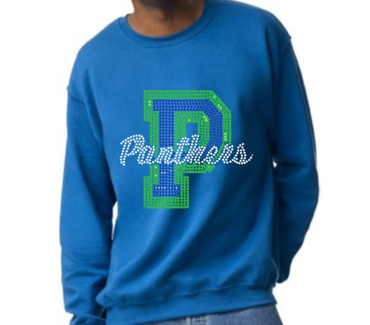 Panthers Rhinestone Sweatshirt