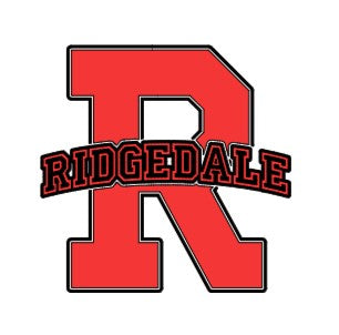Sticker- Red and Black Ridgedale R
