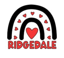 Sticker- Red & Black Ridgedale Rainbow