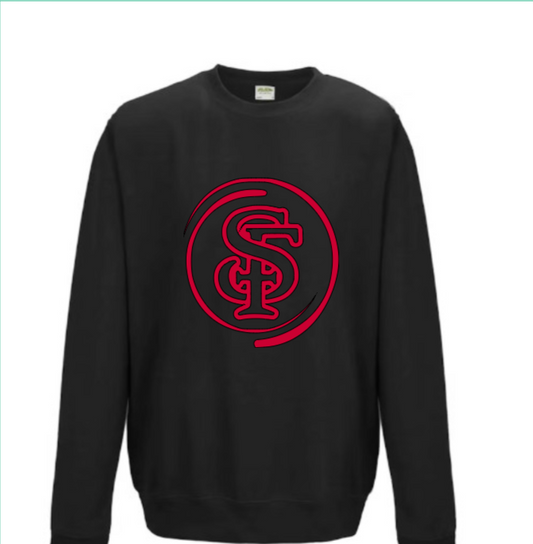 ADULT Matte Black Sweatshirt