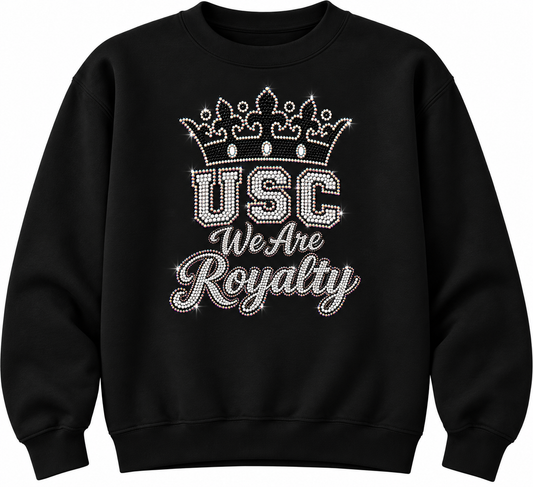 USC Unisex Rhinestone Soft Feel Fleece Sweatshirt