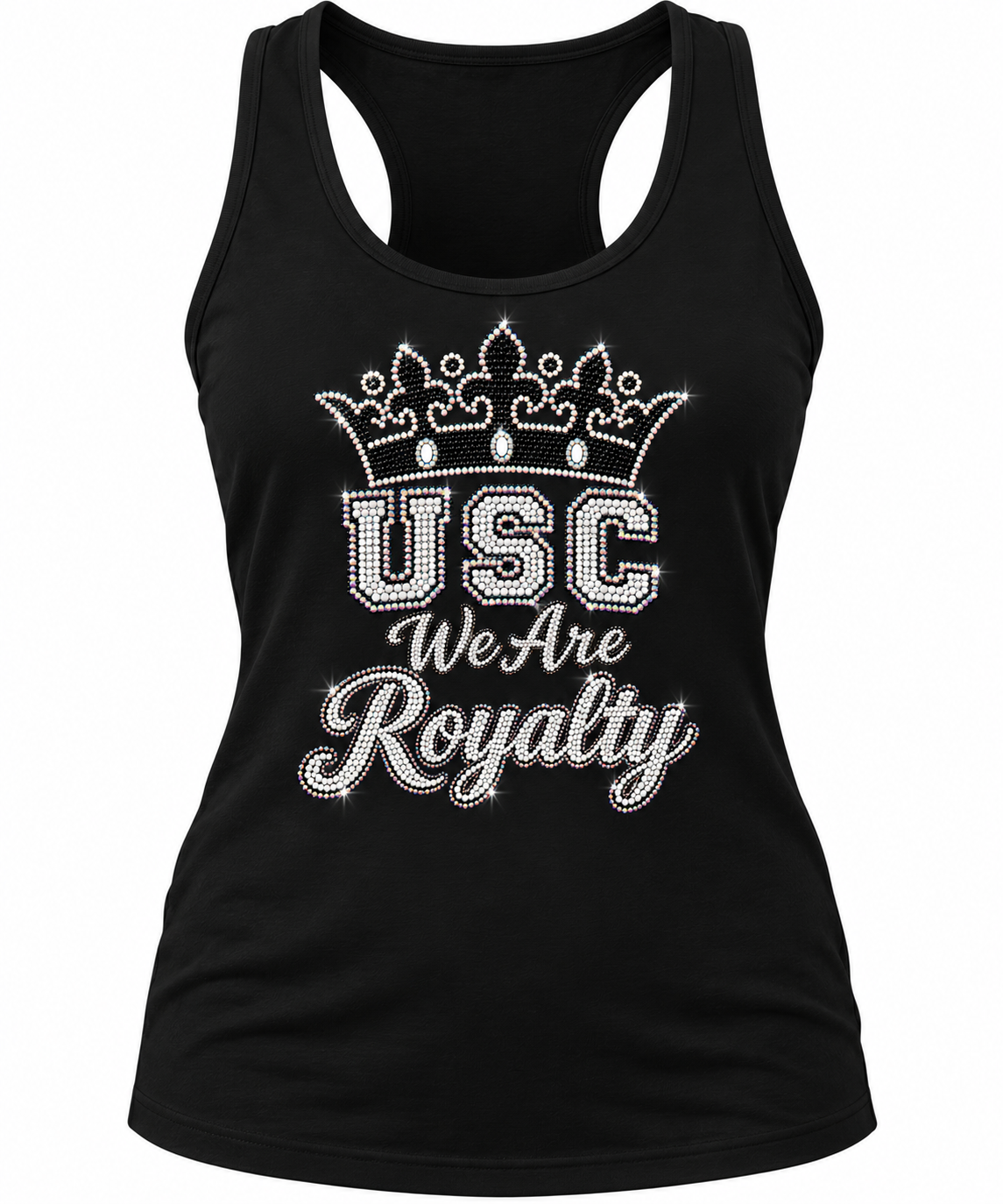 USC Rhinestone Ladies Tank Top